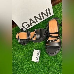 GANNI chunky open-toe sandals